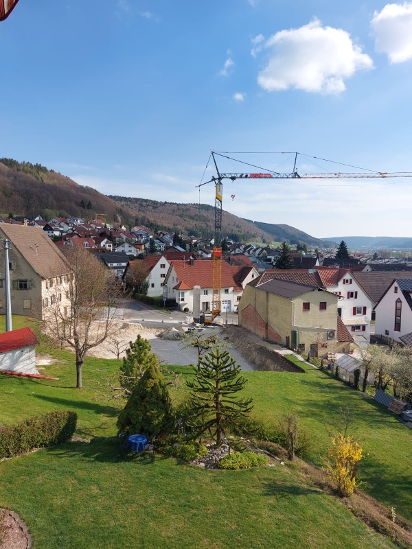 Vorbereitungen für den Rohbau